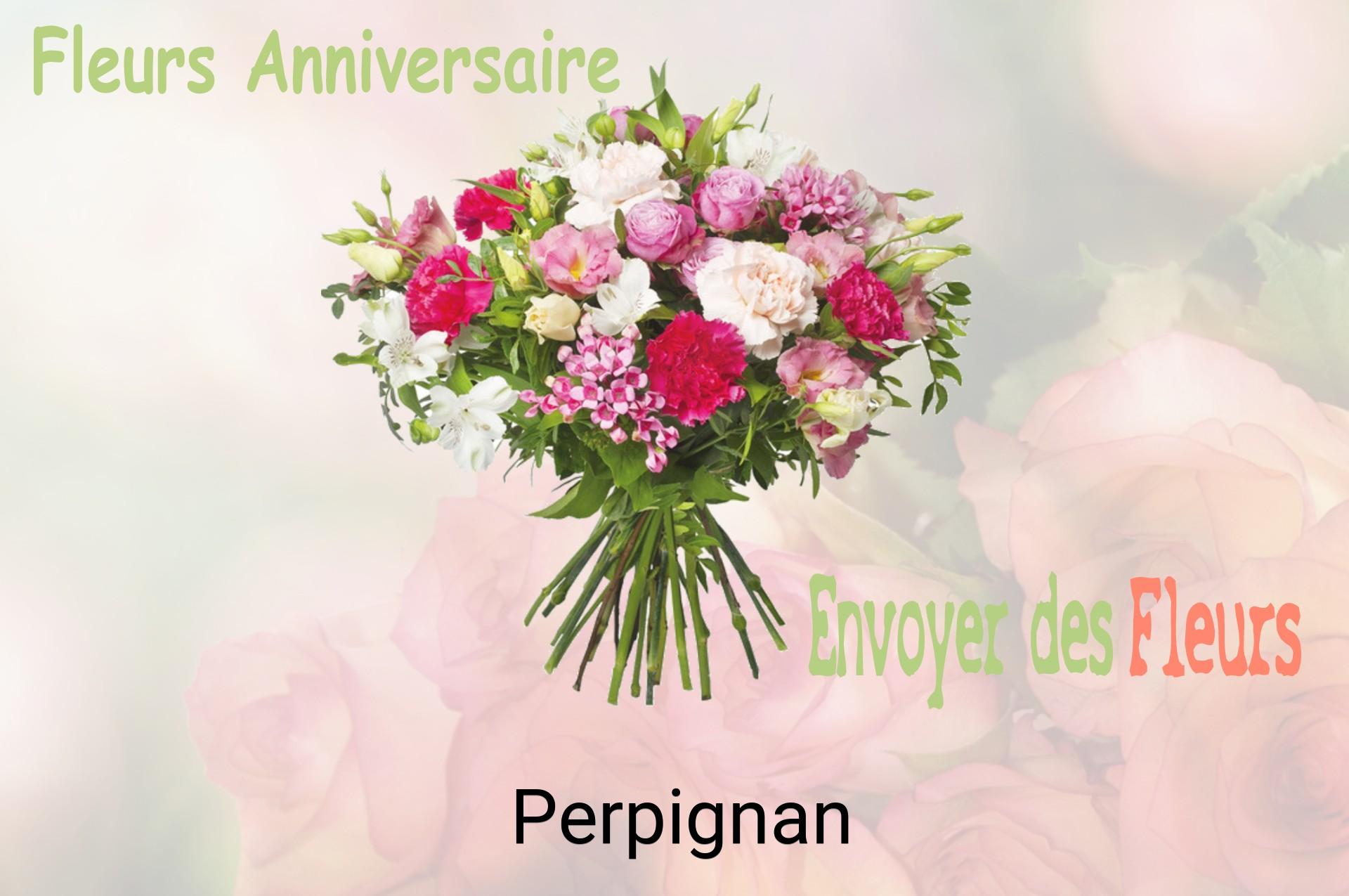 Bouquet de fleurs d’anniversaire livré à Perpignan